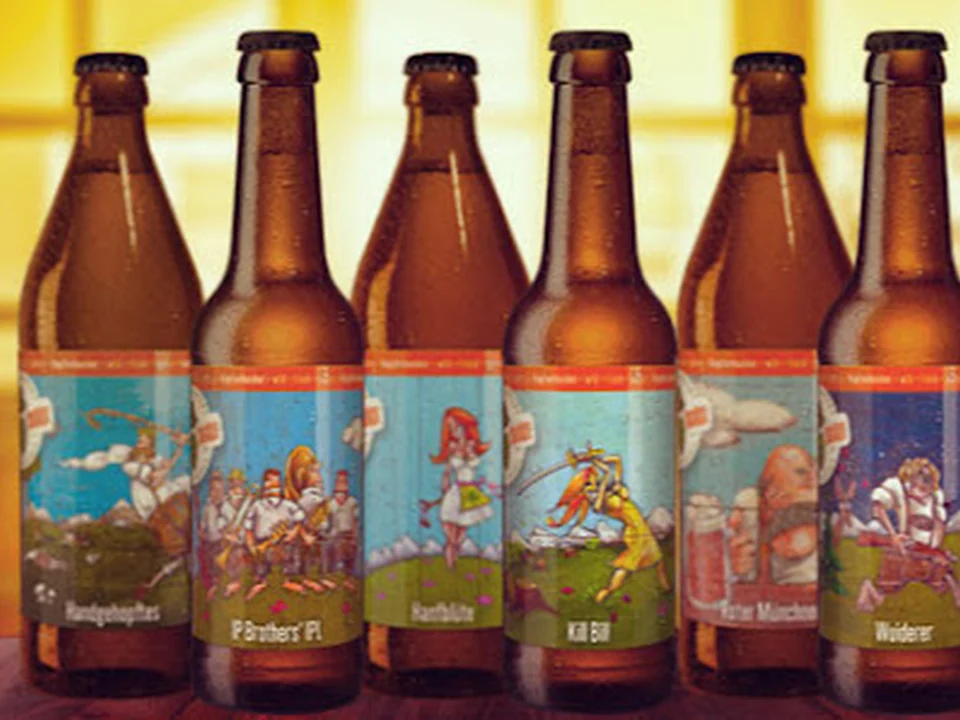 Hopfenhäcker Brauerei in der Forschungsbrauerei, München